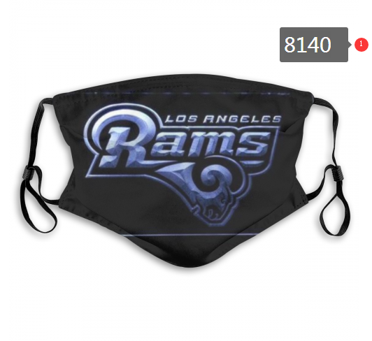 NFL 2020 Los Angeles Rams  #3 Dust mask with filter